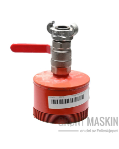 Mastek 4"compressor cap male threaded end with valve and