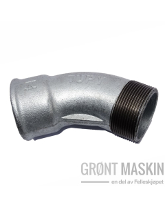 GALV AD 1/2  BEND 45 gr. 2"